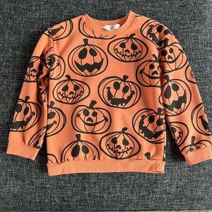 H&M Kids Jack-o-lantern Sweater Size Small 6/7